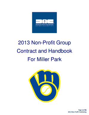 Sample company introduction email to clients - 2013 Non-Profit Group Contract and Handbook For Miller ... - MLB.com