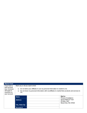 Surrey Bank & Trust Privacy Notice