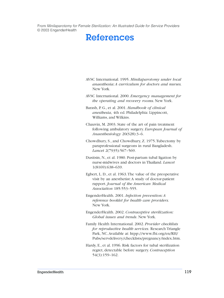 From Minilaparotomy for Female Sterilization: An Illustrated Guide for Service Providers Preview on Page 1