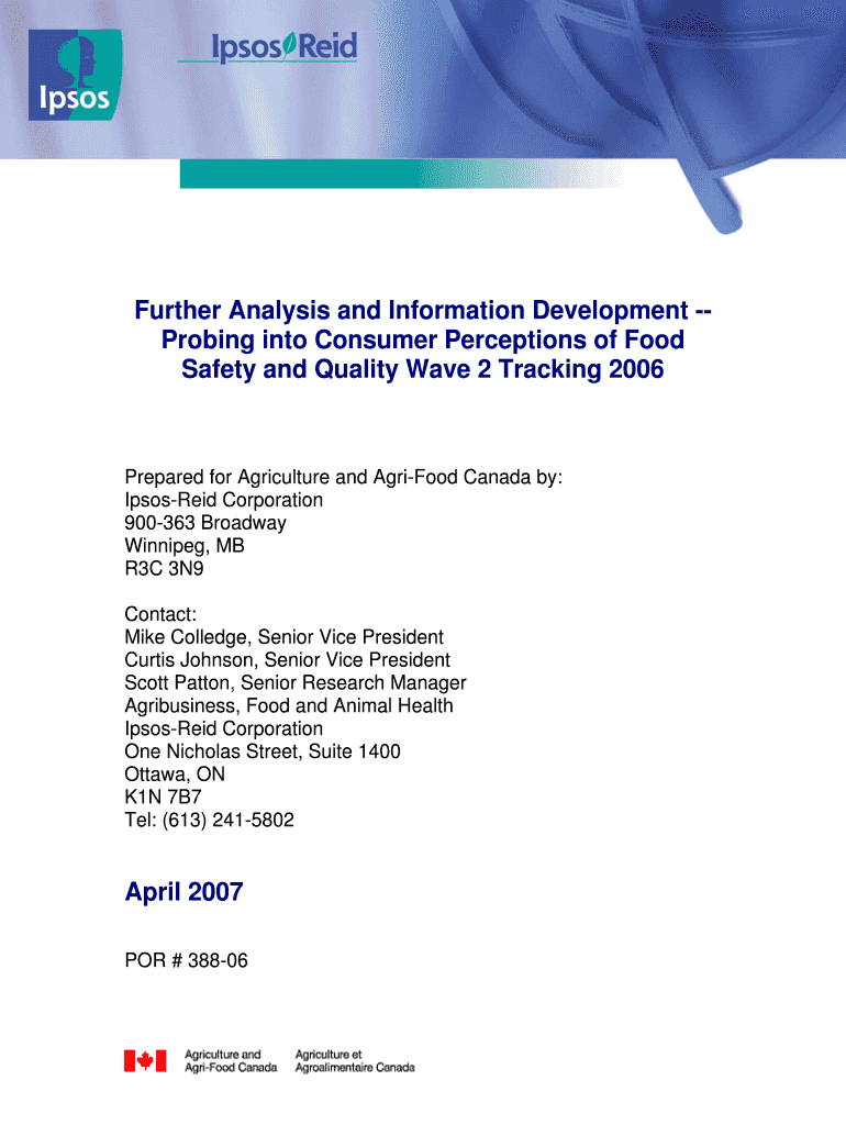 Top-of-Mind Food Topics and Quality Safety Trade-offs Preview on Page 1