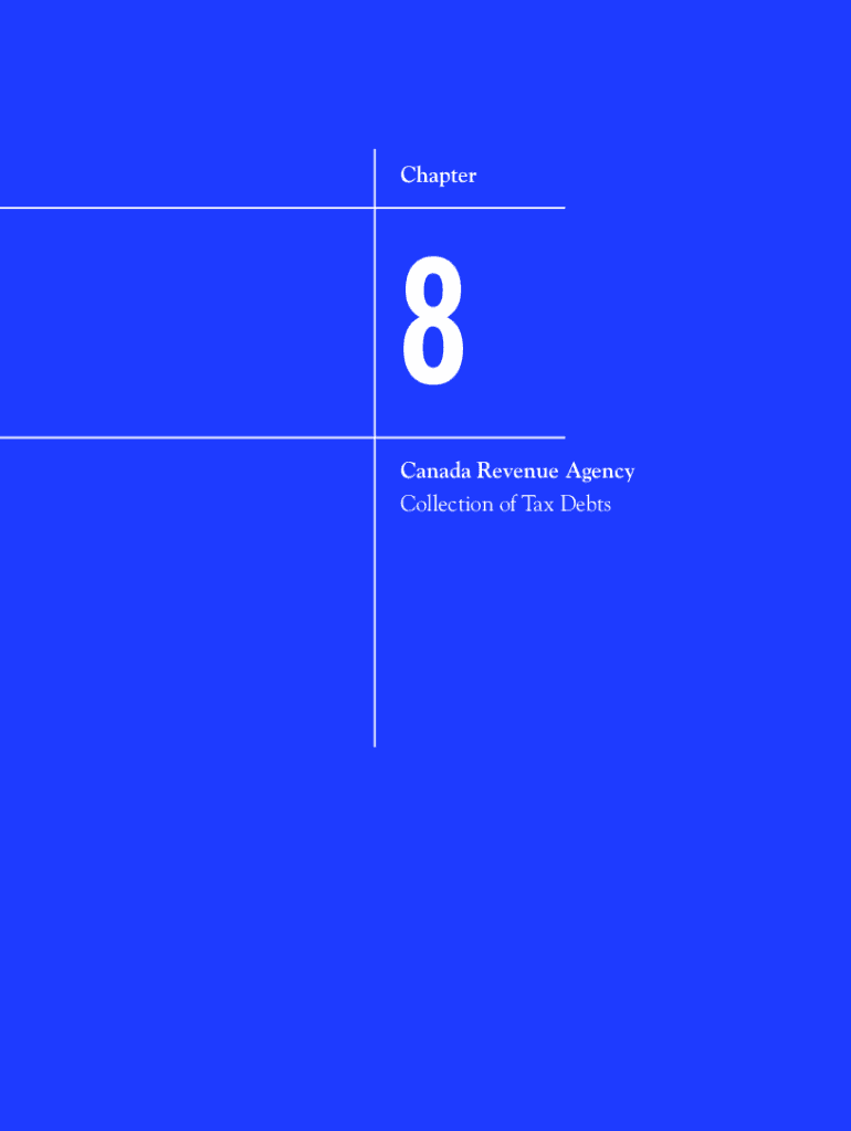 Report of the Auditor General of Canada2006 Status Report Chapter 8Canada Revenue AgencyCollection o Preview on Page 1
