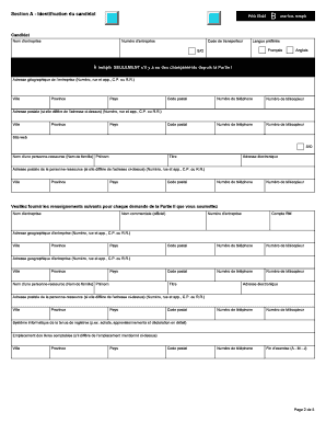Demande de participation au PAD