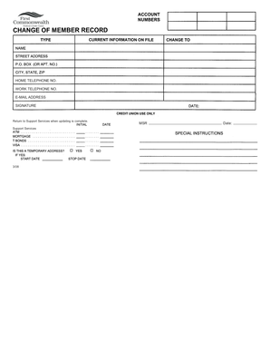 Employee Contact Information Form