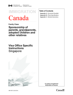 Canada Immigration Sponsorship Form