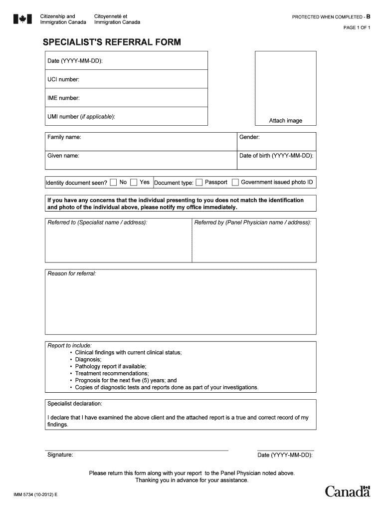 Canadian Visa Application Form Pdf Fill Online Printable Fillable Blank PDFfiller