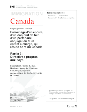 Liste de contrôle - Immigrant