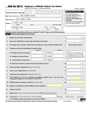 What is cp575 - Form 944 for 20 : Employer's ANNUAL Federal Tax Return - ADP.com