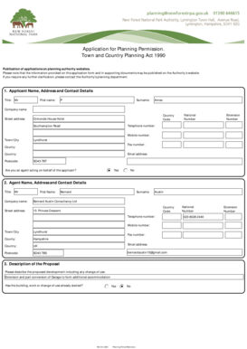 UK Planning Permission Application