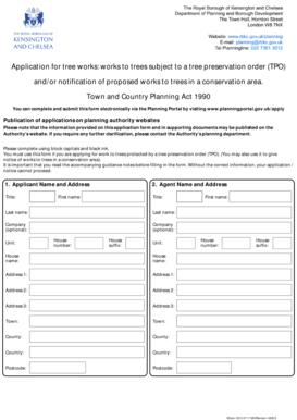 Tree Works Application Form