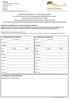 Householder Application for Planning Permission