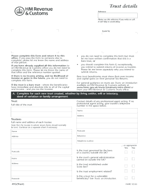 41G(Trust) 03-06. Use this form to claim for drawback of duty paid on oils used as fuel on foreign-going aircraft - hmrc gov