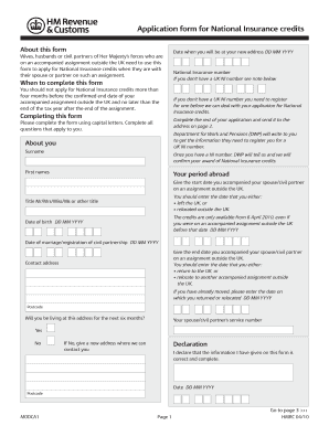 national insurance application form download Ni Application Form Pdf - Fill Online, Printable, Fillable, Blank