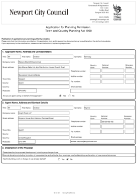 Application for Planning Permission