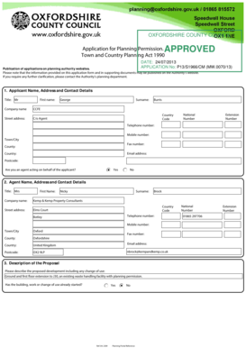 UK Planning Permission Application