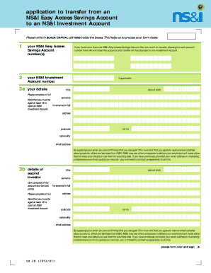 nsandi instant access savings