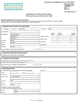 UK Planning Permission Application
