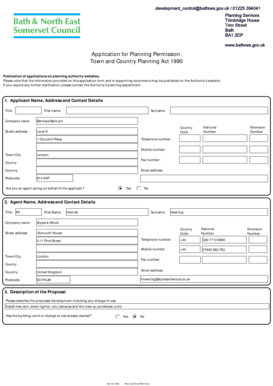 UK Planning Permission Application