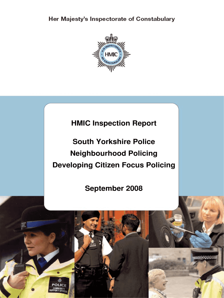 South Yorkshire Police Preview on Page 1
