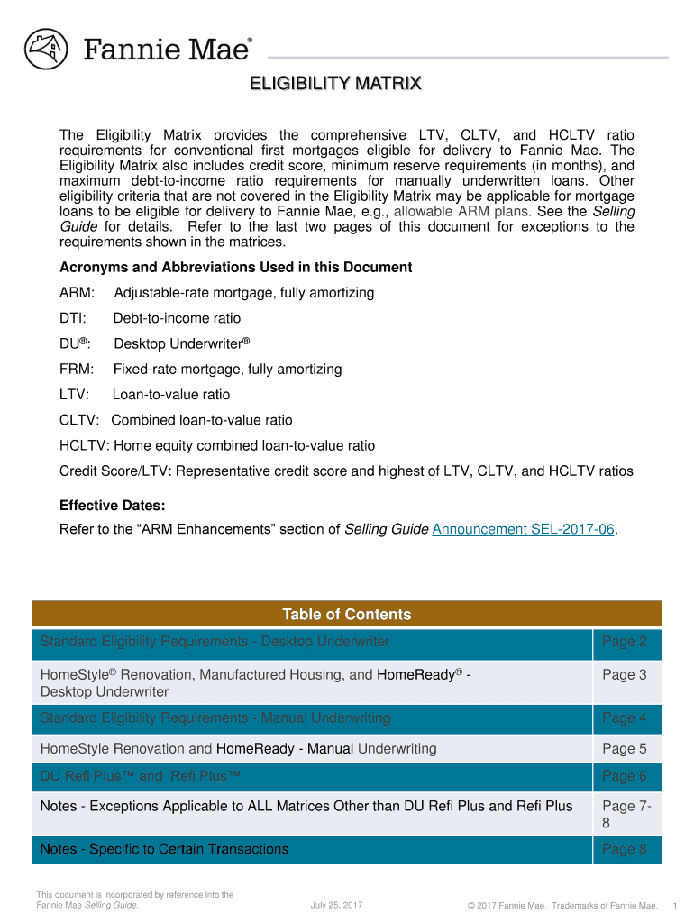 Standard Manufactured Housing (MH) - Fannie Mae Preview on Page 1