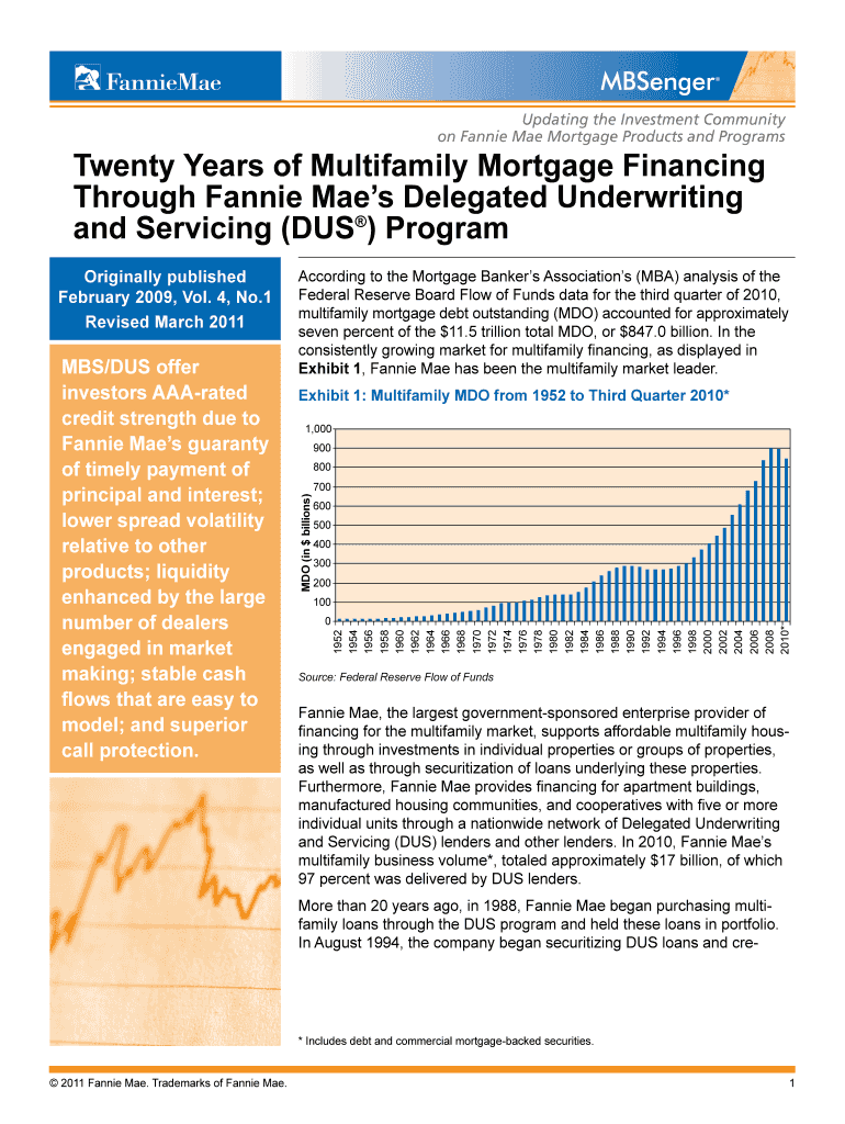 MBSenger March 2011 - Fannie Mae Preview on Page 1