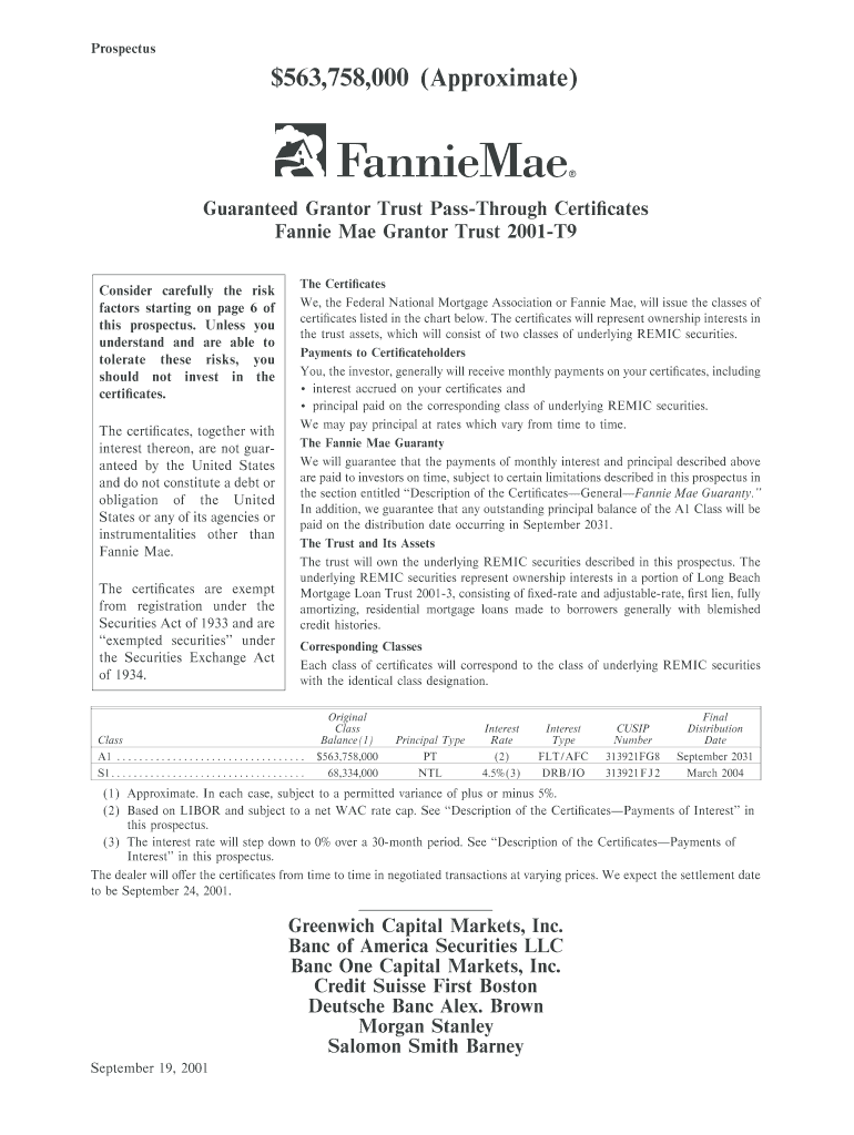563758000 (Approximate) - Fannie Mae Preview on Page 1