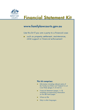 Financial Statement Kit
