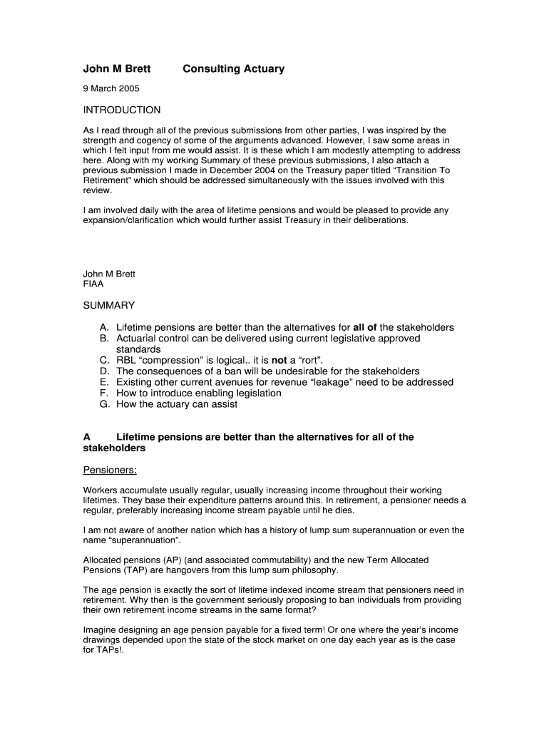 John M Brett Preview on Page 1