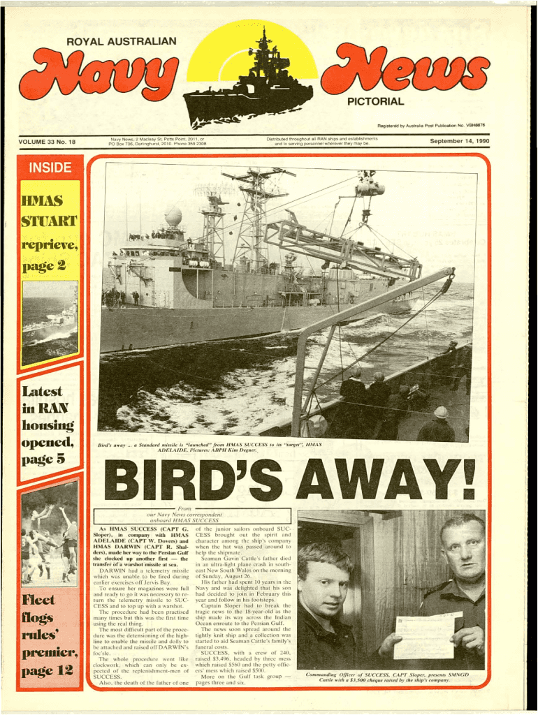 Future of the Royal Australian Navy Preview on Page 1