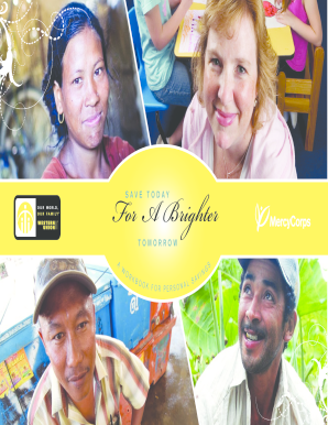 Personal Savings Workbook