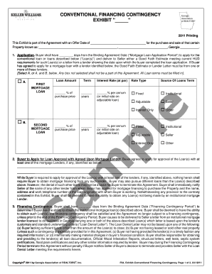 Conventional Financing Contingency