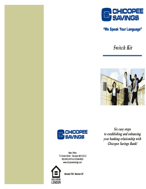 Chicopee Savings Bank Switch Kit