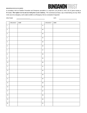 Guest Registration Form