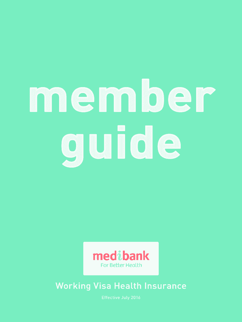 Fillable Online Medibank Private Health InsuranceFor Better