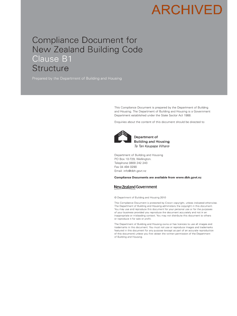Compliance Document for - dbh govt Preview on Page 1