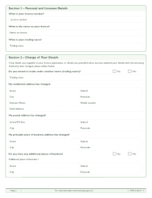 Private Security Personnel Annual Return Form