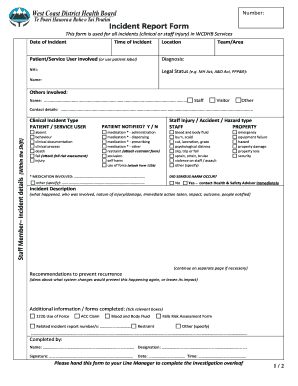 Incident Report Form