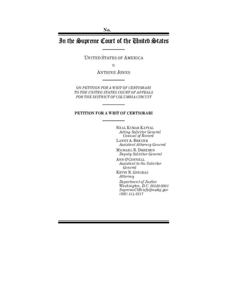 UNITED STATES v JONESSupreme Court - Law Cornell Preview on Page 1
