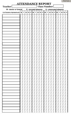 Attendance Form - JUNCTION CITY SCHOOLS