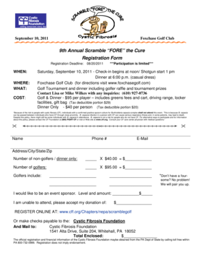 Fillable Online cff Registration+Form+2011+with+URL.doc - cff Fax Email ...