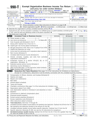 Form 990-T 2006