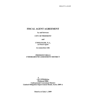 FISCAL AGENT AGREEMENT