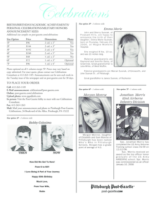 Birthday Announcement Form