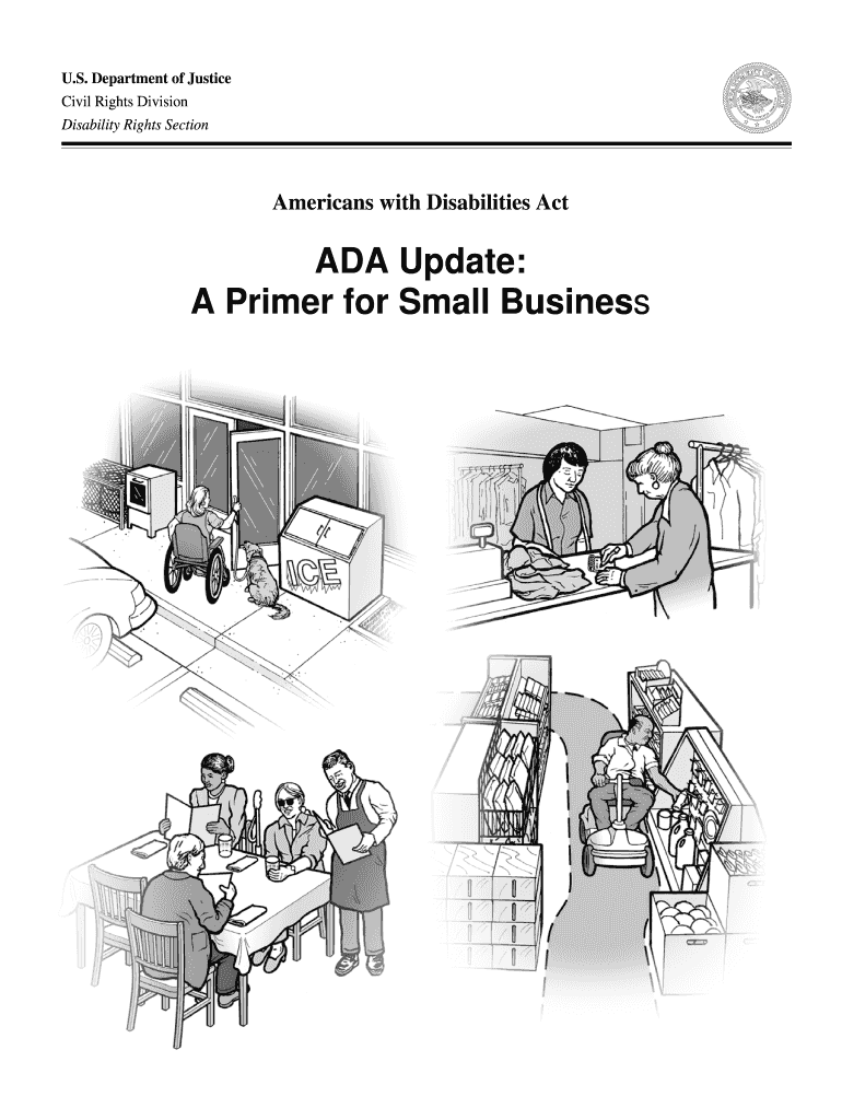 U S Department of Justice Disability Rights Section Preview on Page 1