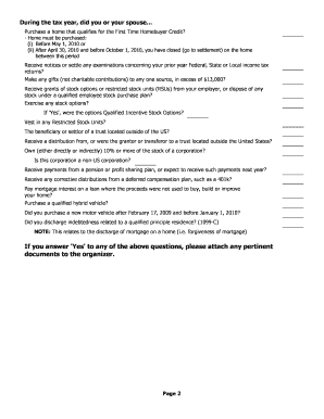 US Information Worksheets