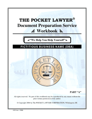 Fictitious Business Name DBA Registration Form