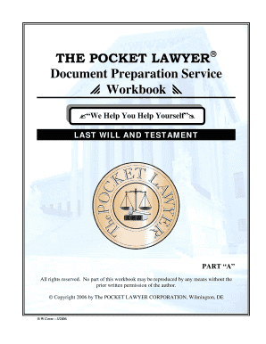 Last Will and Testament Questionnaire