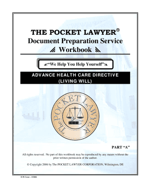 Advance Health Care Directive Living Will