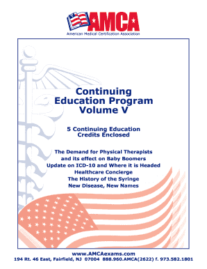AMCA Continuing Education Program