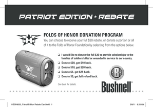 Folds of Honor Donation Rebate Form