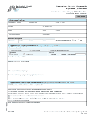 Norwegian Agricultural Environmental Grant Application